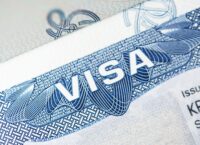 American Visa Closeup